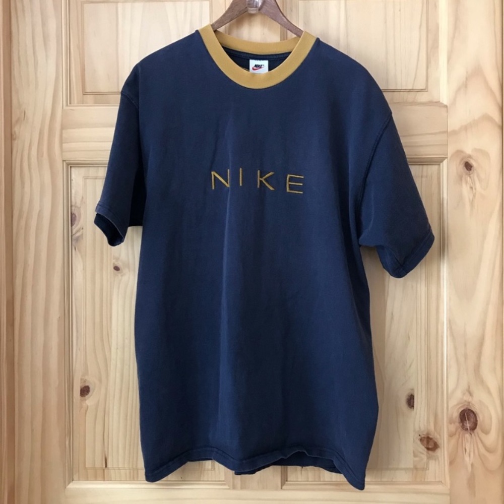 🔥Vintage Nike extra heavy knit cotton tee Sz L